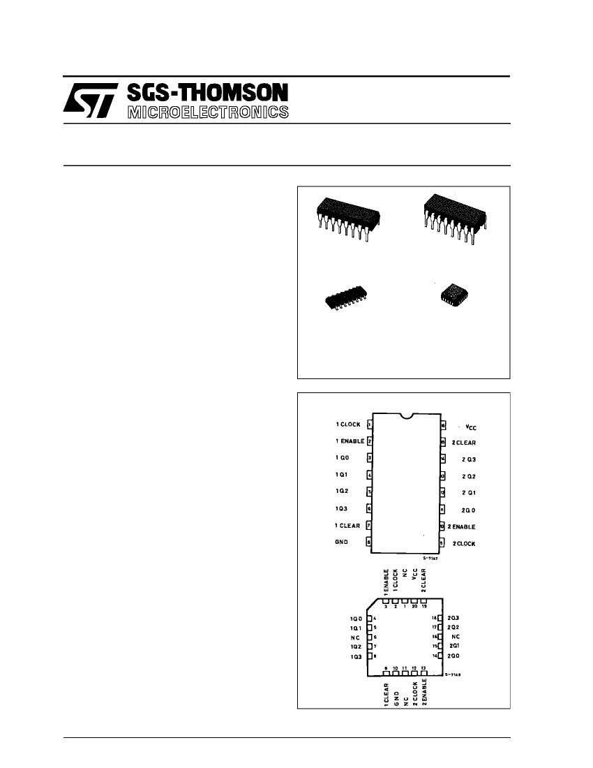 M74HC1520B1R Datasheet_PDF文件下载_芯片资料查询_维库电子市场网